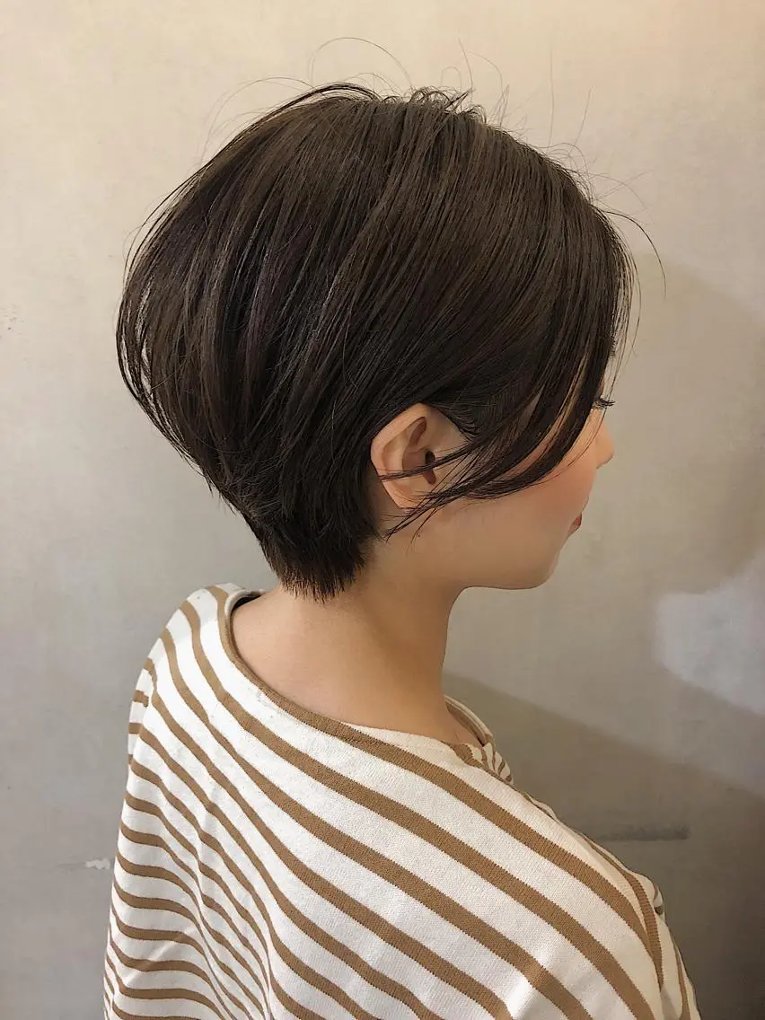 ショート カラー ハンサムショート ショートヘア カット hair salon Zöld.のヘアスタイル