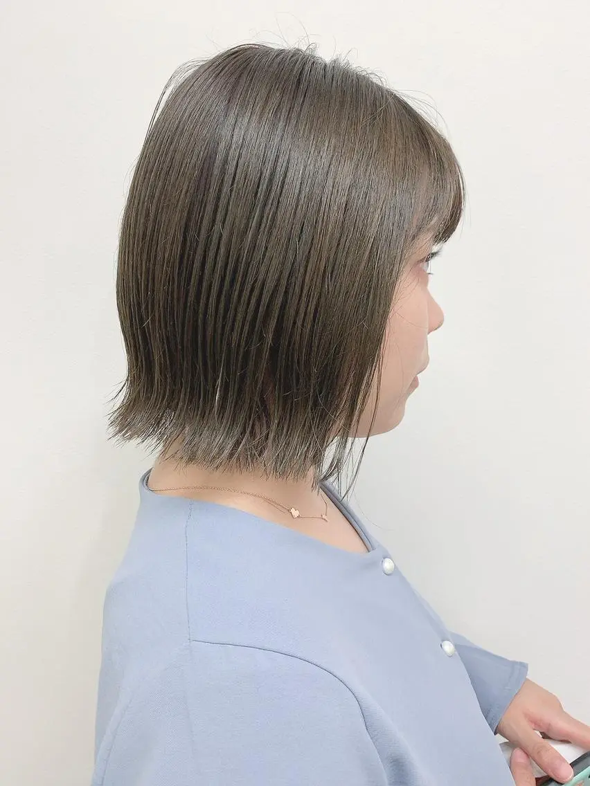 ショート カラー ブリーチなし透明感 🍀梅田・増田のヘアスタイル