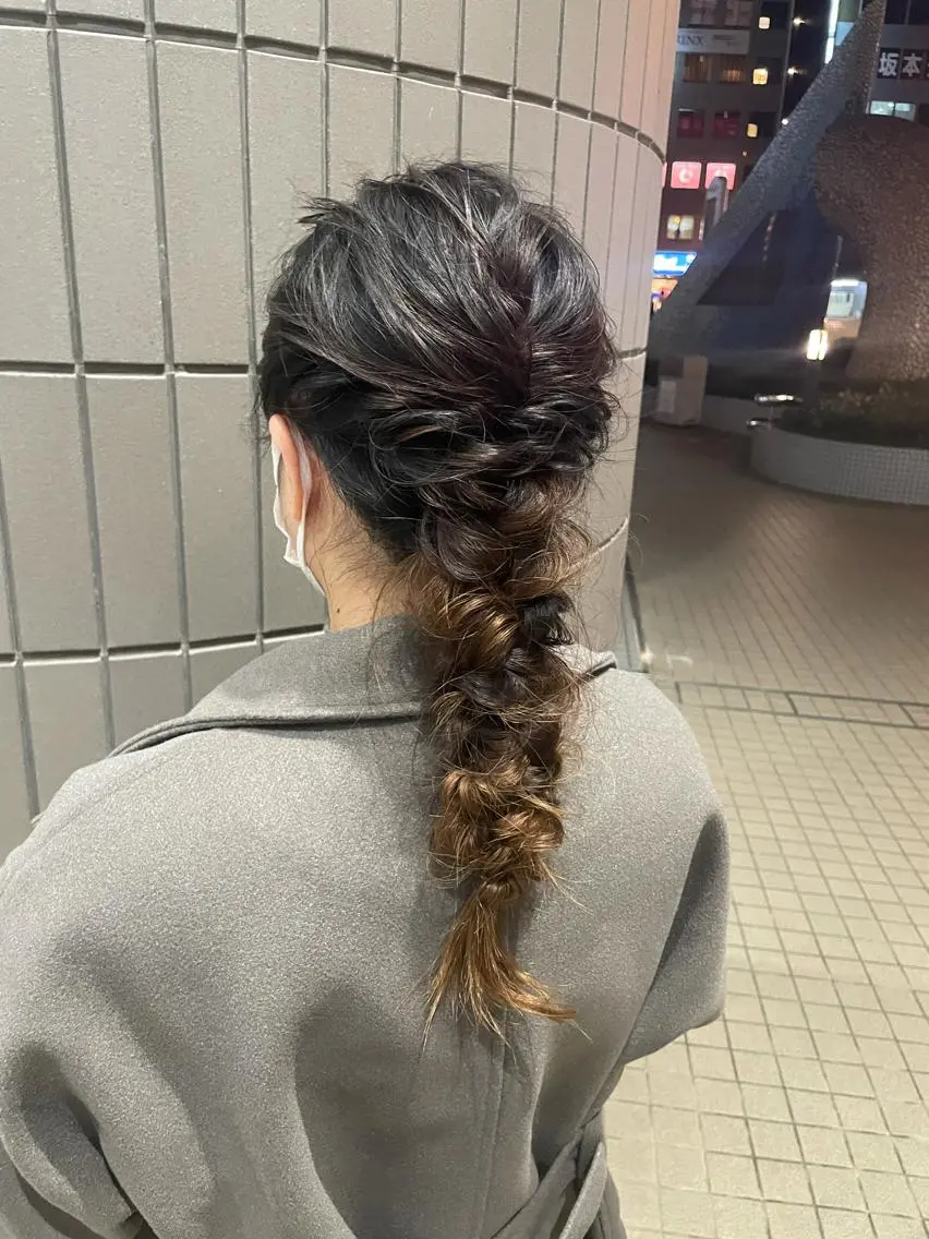 ヘアアレンジ 結婚式・ブライダル FRAME ASUKAのヘアスタイル