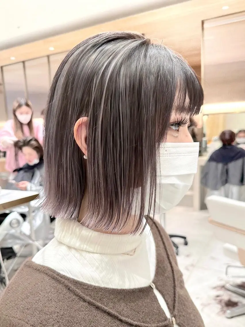 ミディアム カラー パーマ ヘアアレンジ レイヤーカット/ボブ /縮毛矯正✨大輝のヘアスタイル