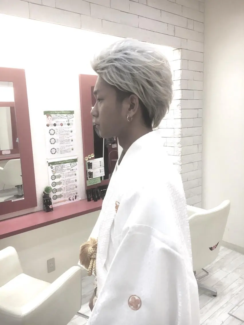 カラー メンズ メンズウルフカット ウルフカット パーマPrivate SalonNoa名駅のヘアスタイル