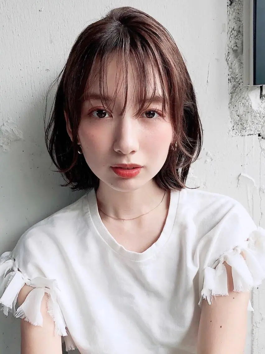 ミディアム ショート特化美容師 emiwoのヘアスタイル