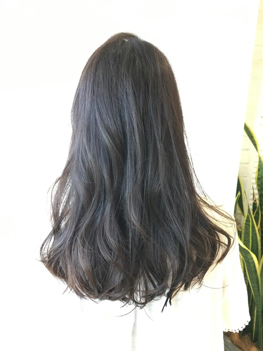 ロング カラー 金子 富士のヘアスタイル