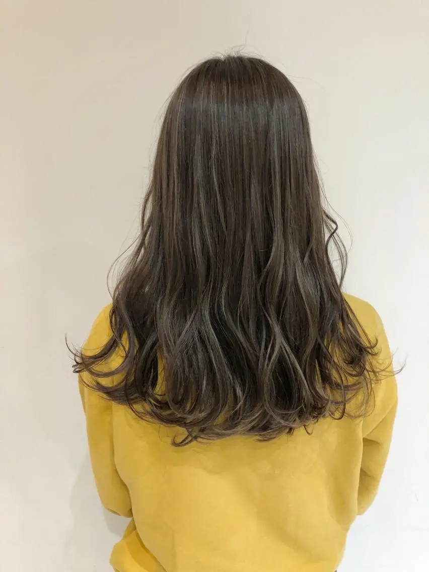 ロング カラー ヘアアレンジ アディクシーカラー 透明感カラー 【公式】amble luxe池袋東口🩷のヘアスタイル