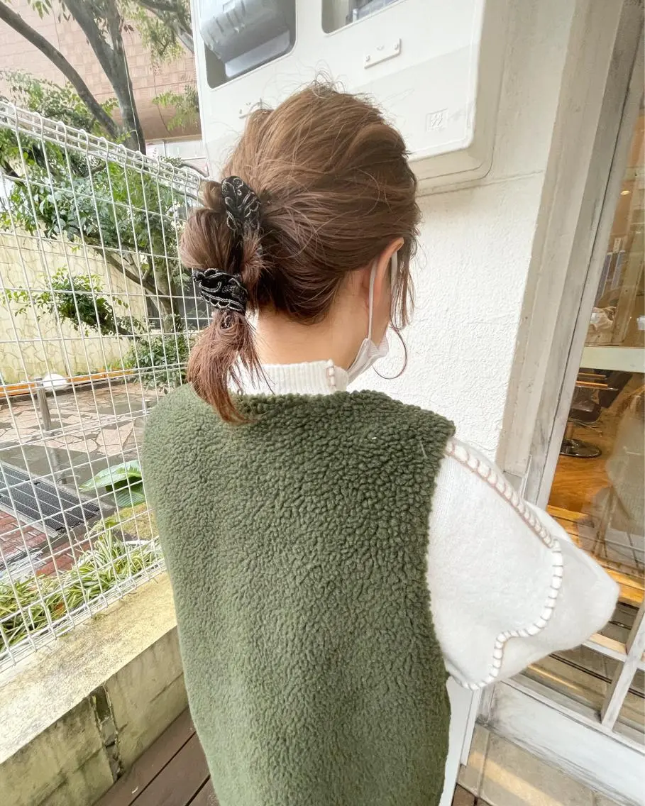 ヘアアレンジ 🙃 透明感カラー/ボブのヘアスタイル