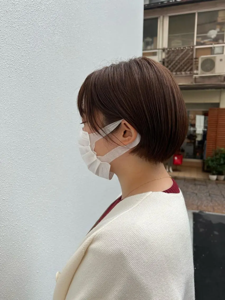 ショート カラー 「sumi」 AMIのヘアスタイル