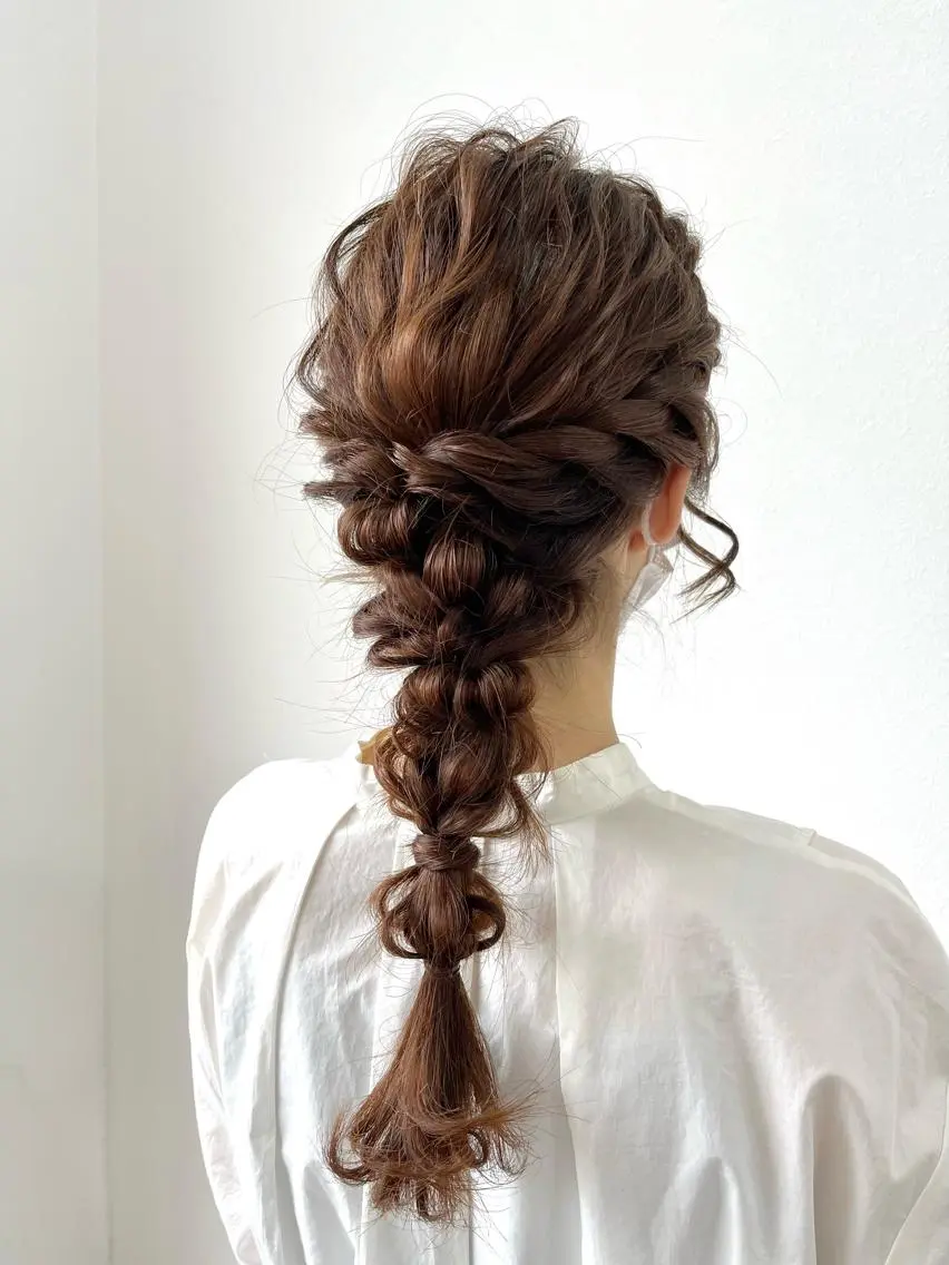 ロング ヘアアレンジ Emma ecole /栄/RIOのヘアスタイル