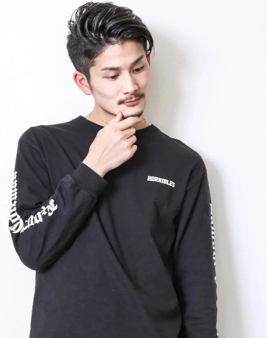 ミディアム カラー パーマ メンズ THE USUAL ユージュアルのヘアスタイル