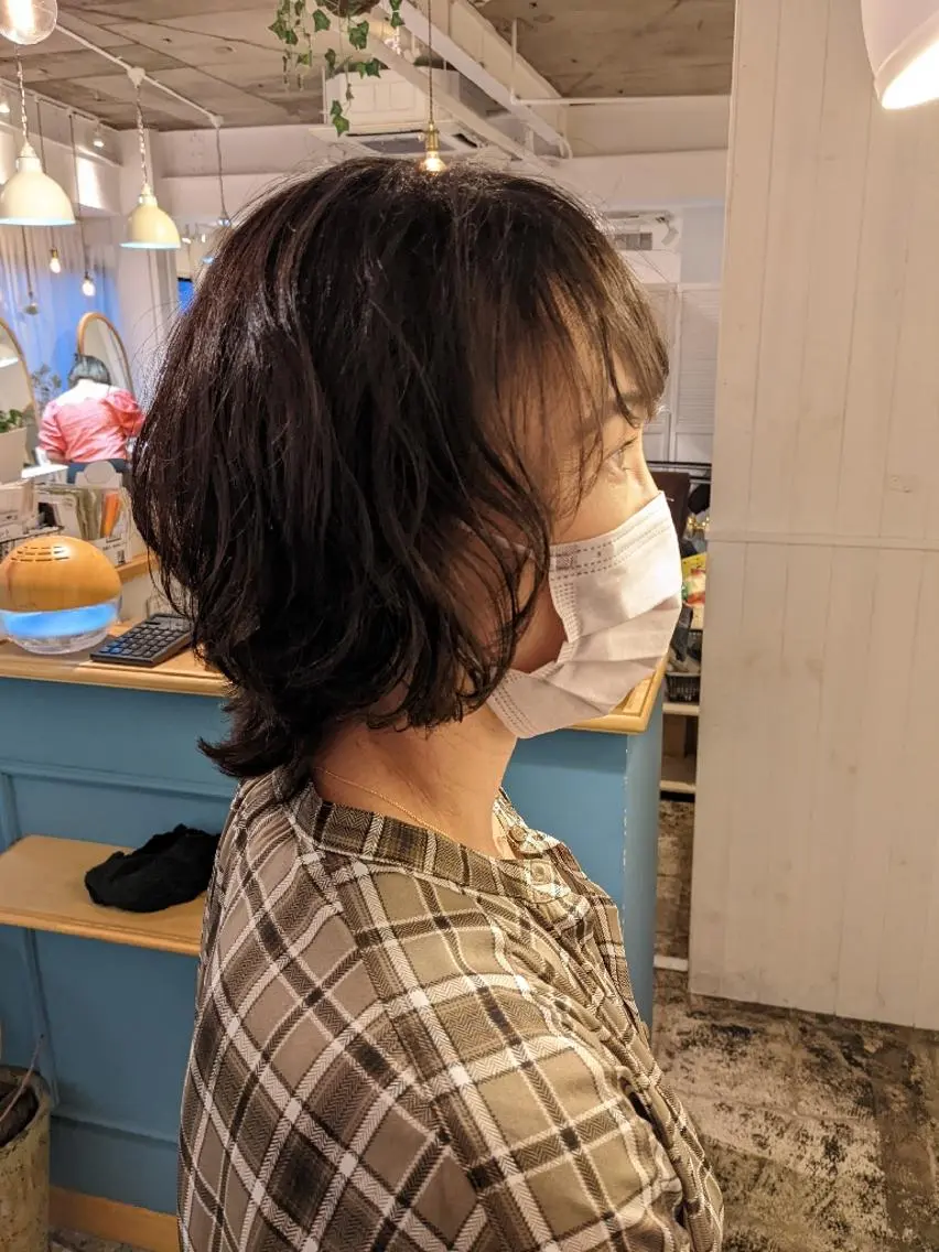 ショート ウルフカット newi 天王寺 masakoのヘアスタイル