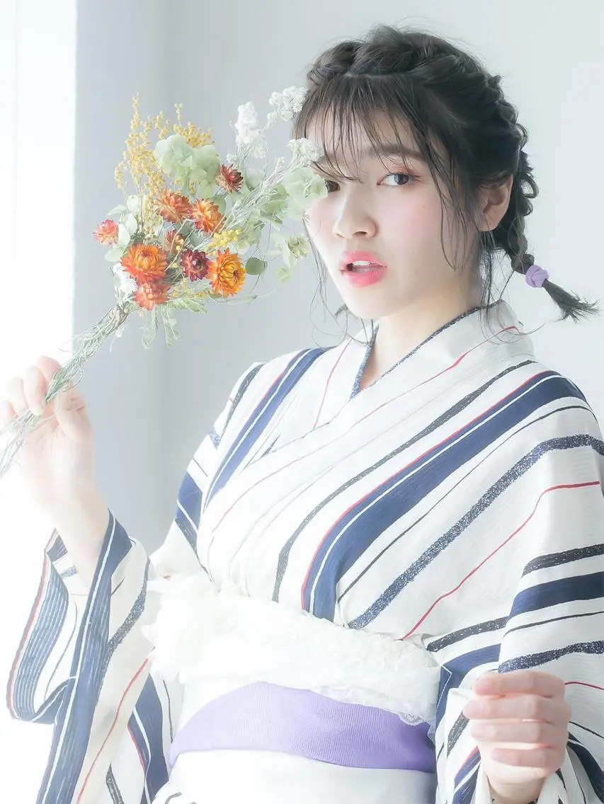 ヘアアレンジ 浴衣 湯田実津希🤎 ﾐﾙｸﾃｨ専門のヘアスタイル