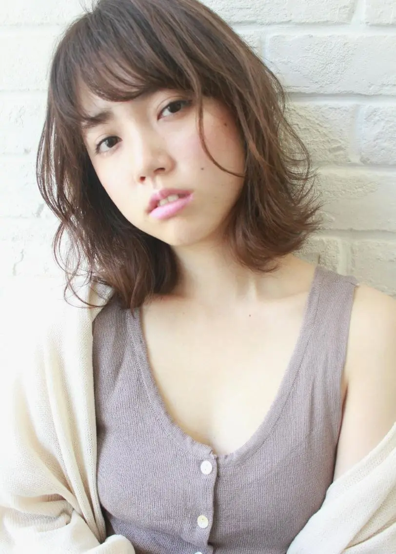 ミディアム 増田 晃士のヘアスタイル