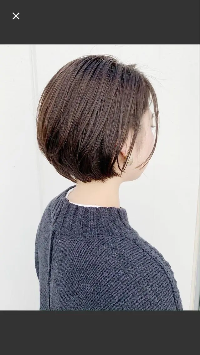 ショート 高梨 里穂のヘアスタイル