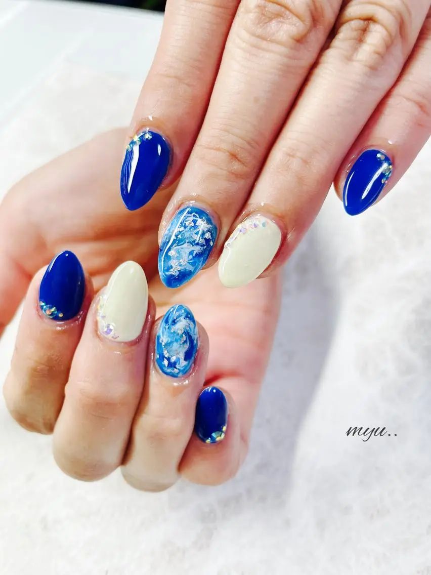 ネイル 大理石ネイル(マーブル) Y's nailのネイルデザイン
