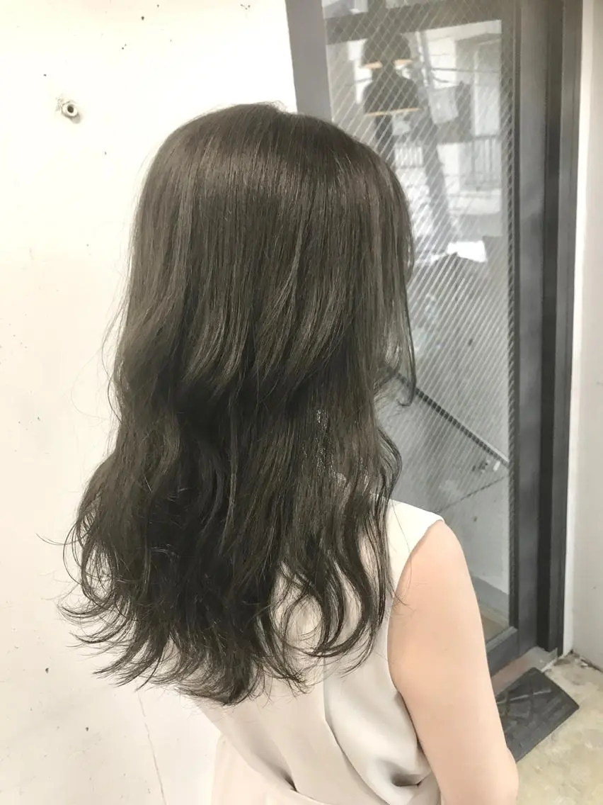 セミロング 韓国風ヘア オルチャンヘア 新井 広樹のヘアスタイル