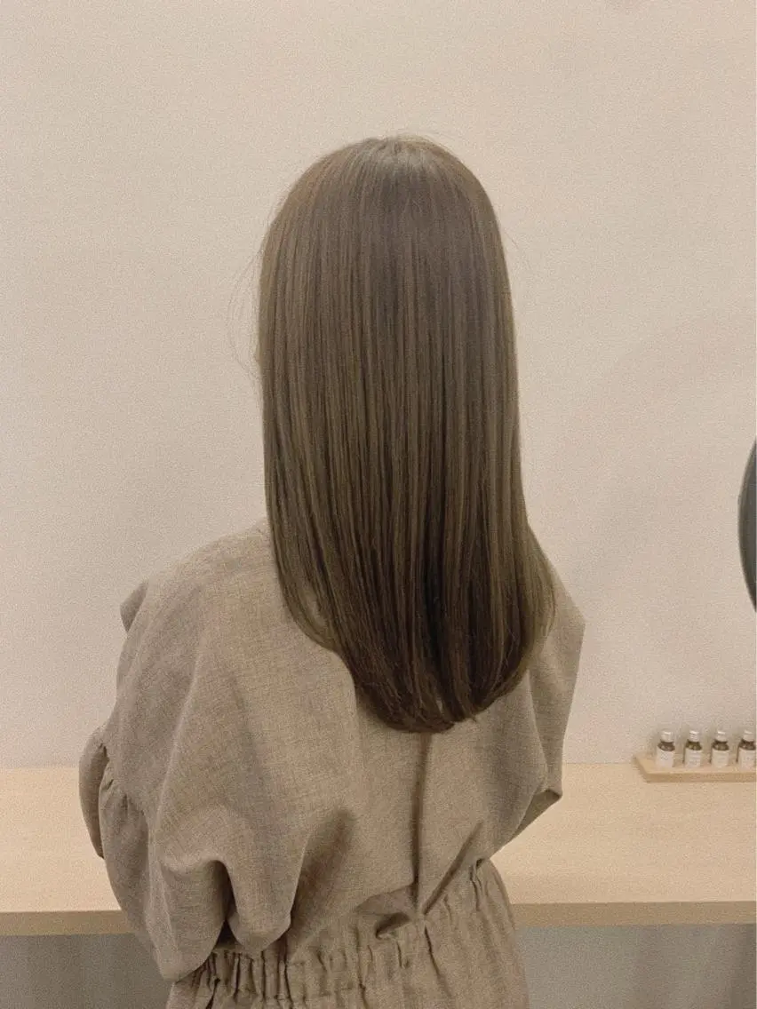 ロング 髪質改善 トリートメント 落合 美穂のヘアスタイル