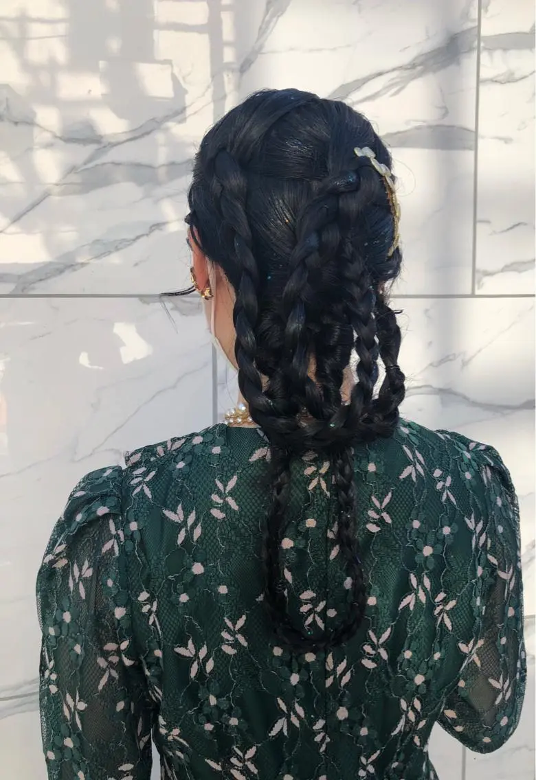 ロング ヘアアレンジ ヘアセット eri kinjoのヘアスタイル