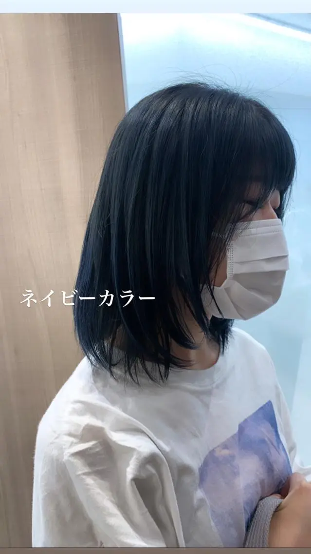 ミディアム カラー カット ヘアカラー トリートメント 似合わせカラー/艶 髪質改善/ヨシザキのヘアスタイル