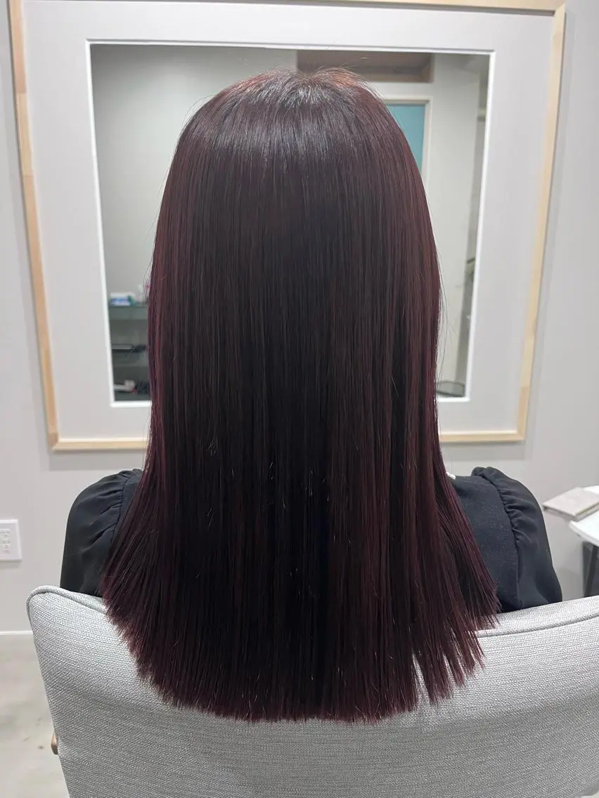 ロング カラー liL hair サトウリョウタのヘアスタイル