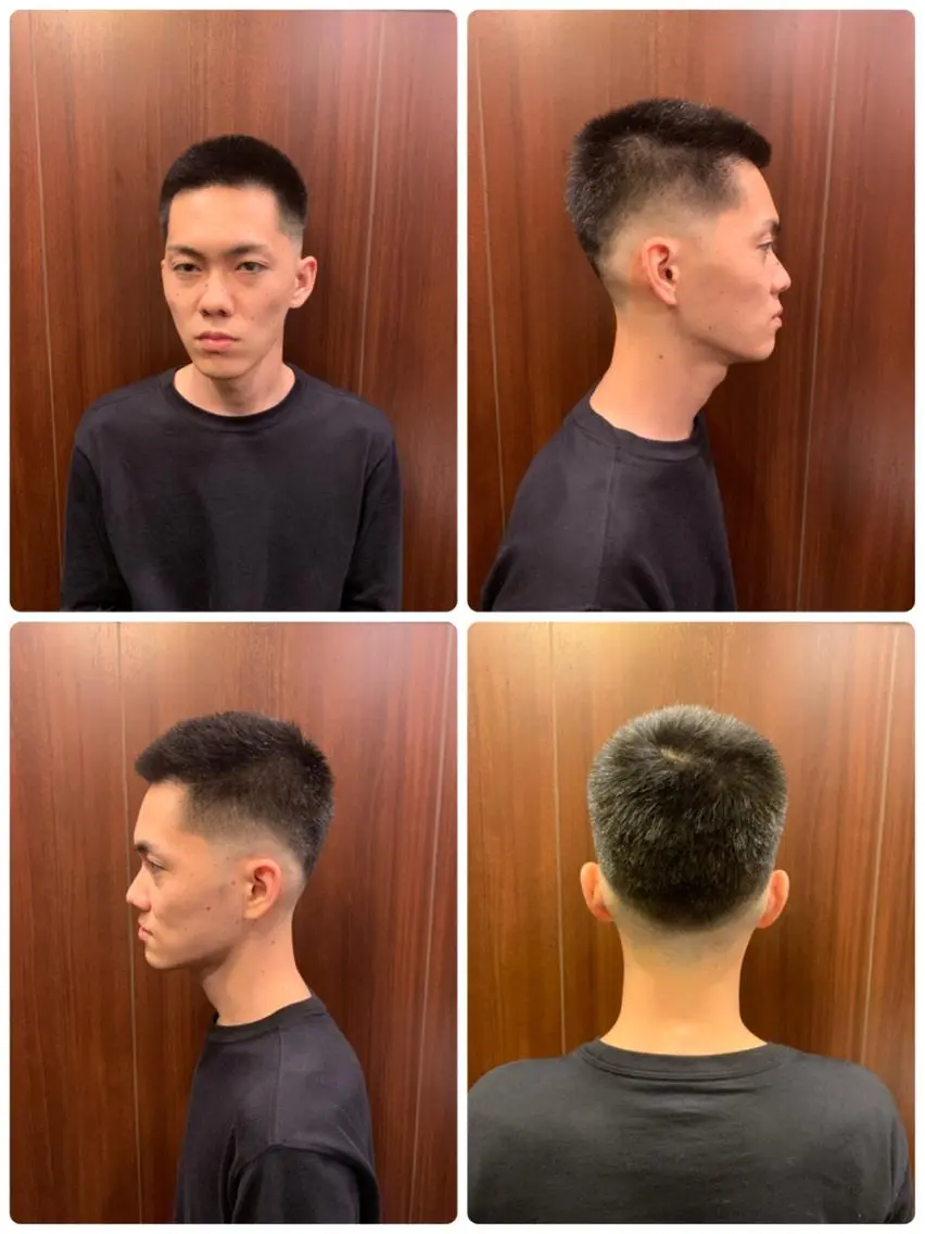 ショート メンズ フェードカット 高橋 大輔のヘアスタイル