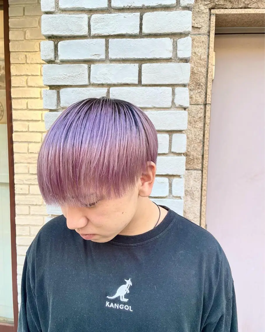 メンズ メンズブリーチ 美容室ｌｉｔ KENTOのヘアスタイル