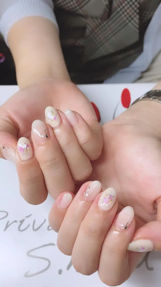 ネイル 西大分S.Nail 𓏲⋆🪸.⋆⸜🫧のネイルデザイン