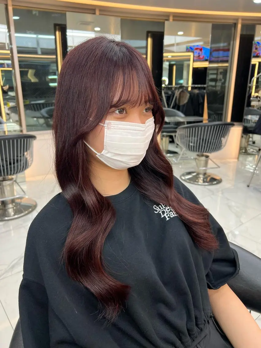 ロング カラー ピンクカラー 【lapis渋谷】 Aoriのヘアスタイル