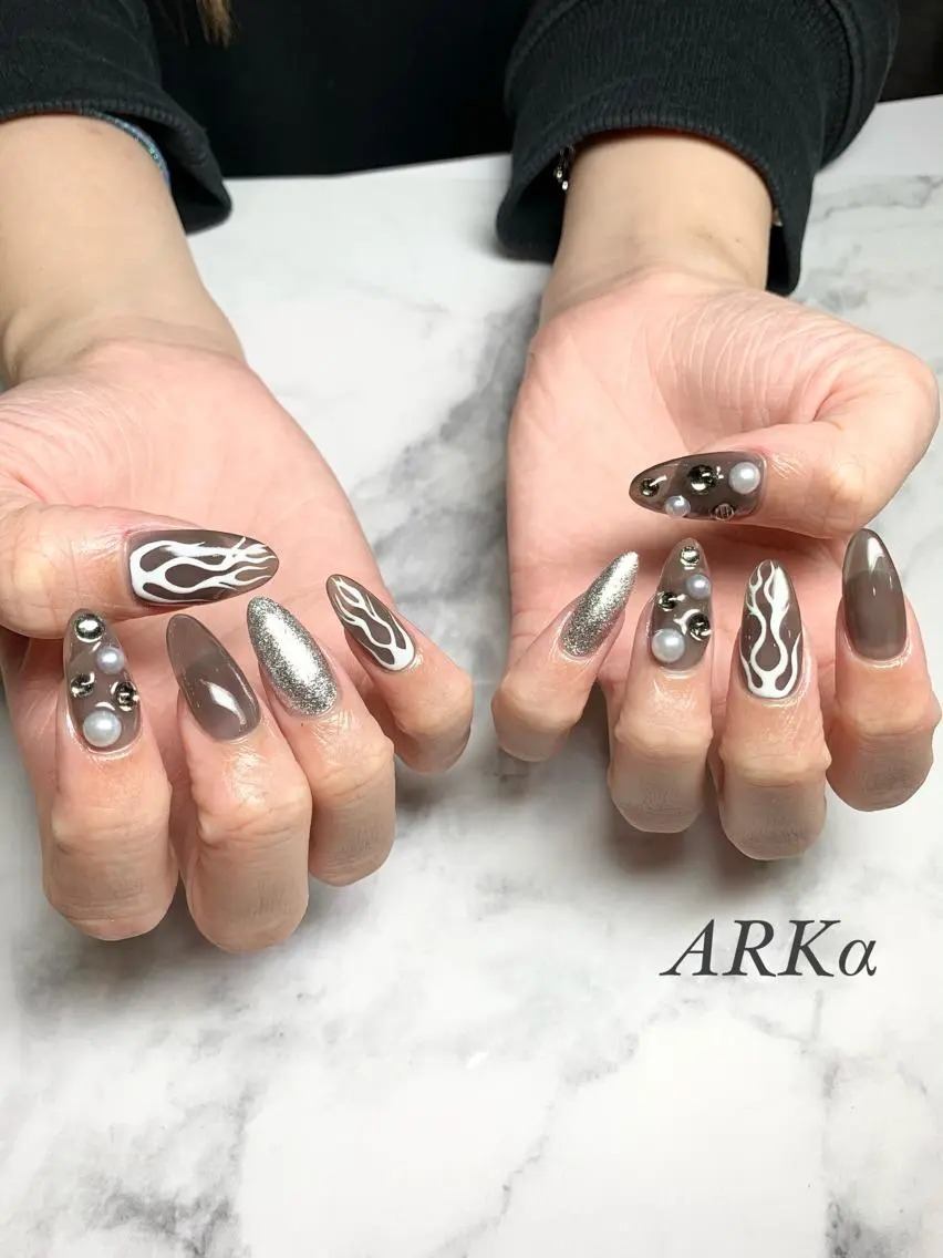 ネイル ハンドネイル Nailsalon ARKαのネイルデザイン
