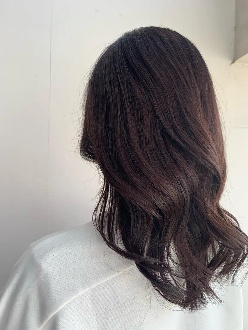 ロング カラー バイオレットカラー Emma ecole /栄/RIOのヘアスタイル