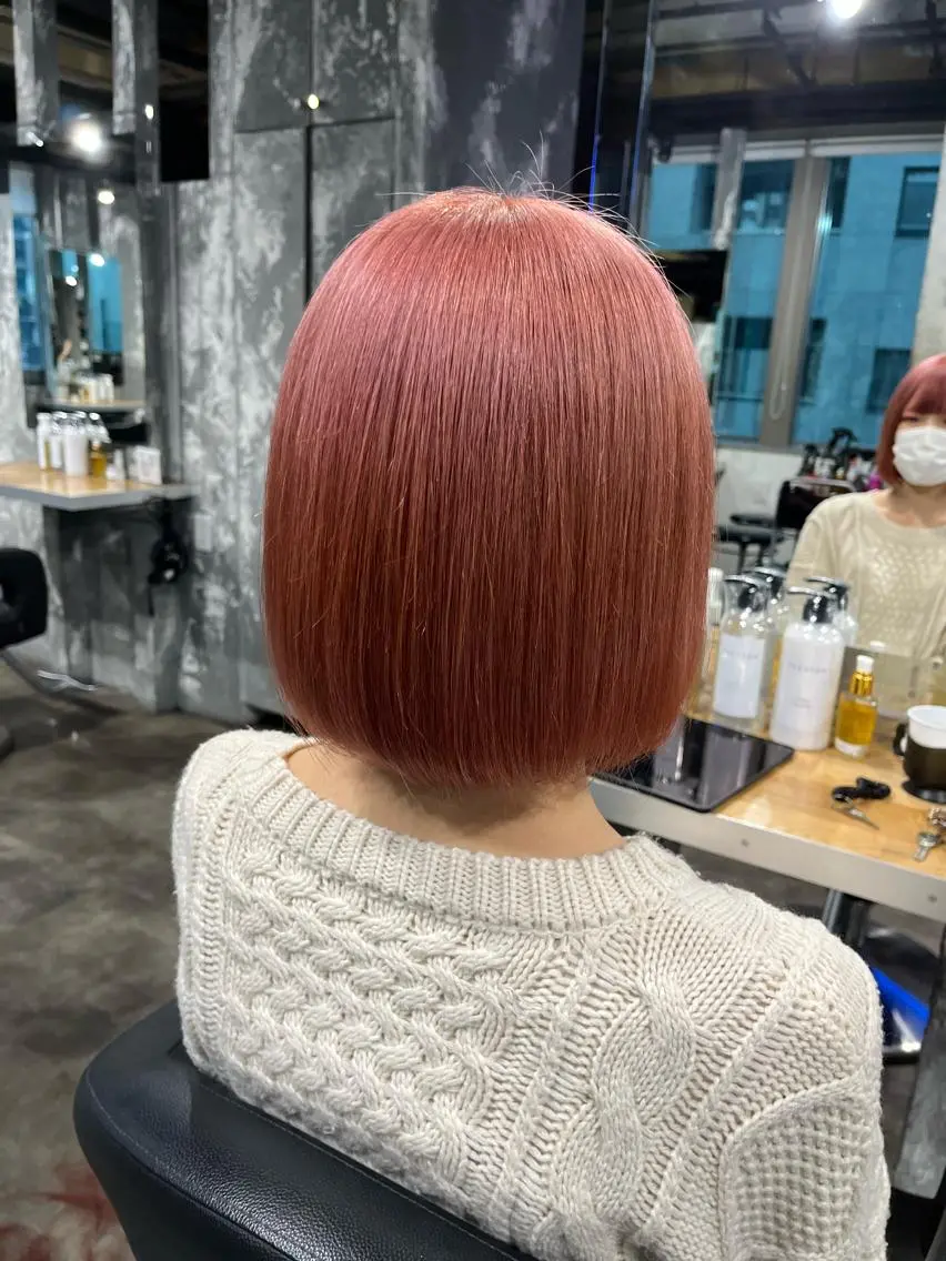 ショート ヘアカラー トリートメント 🪞透明感カラー🫧 縮毛矯正🥇かずきのヘアスタイル