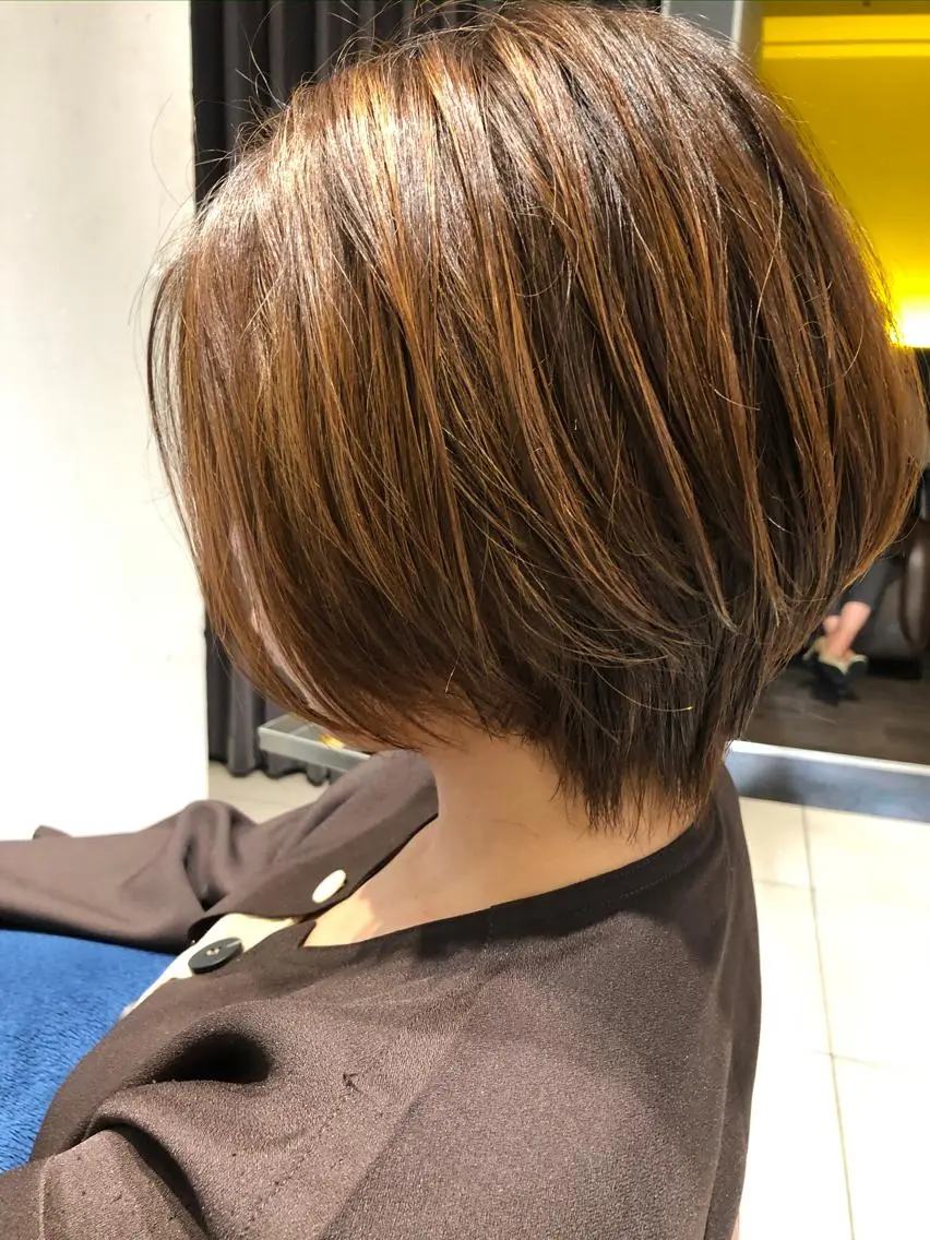 ショート カラー 飯塚 竜之介のヘアスタイル