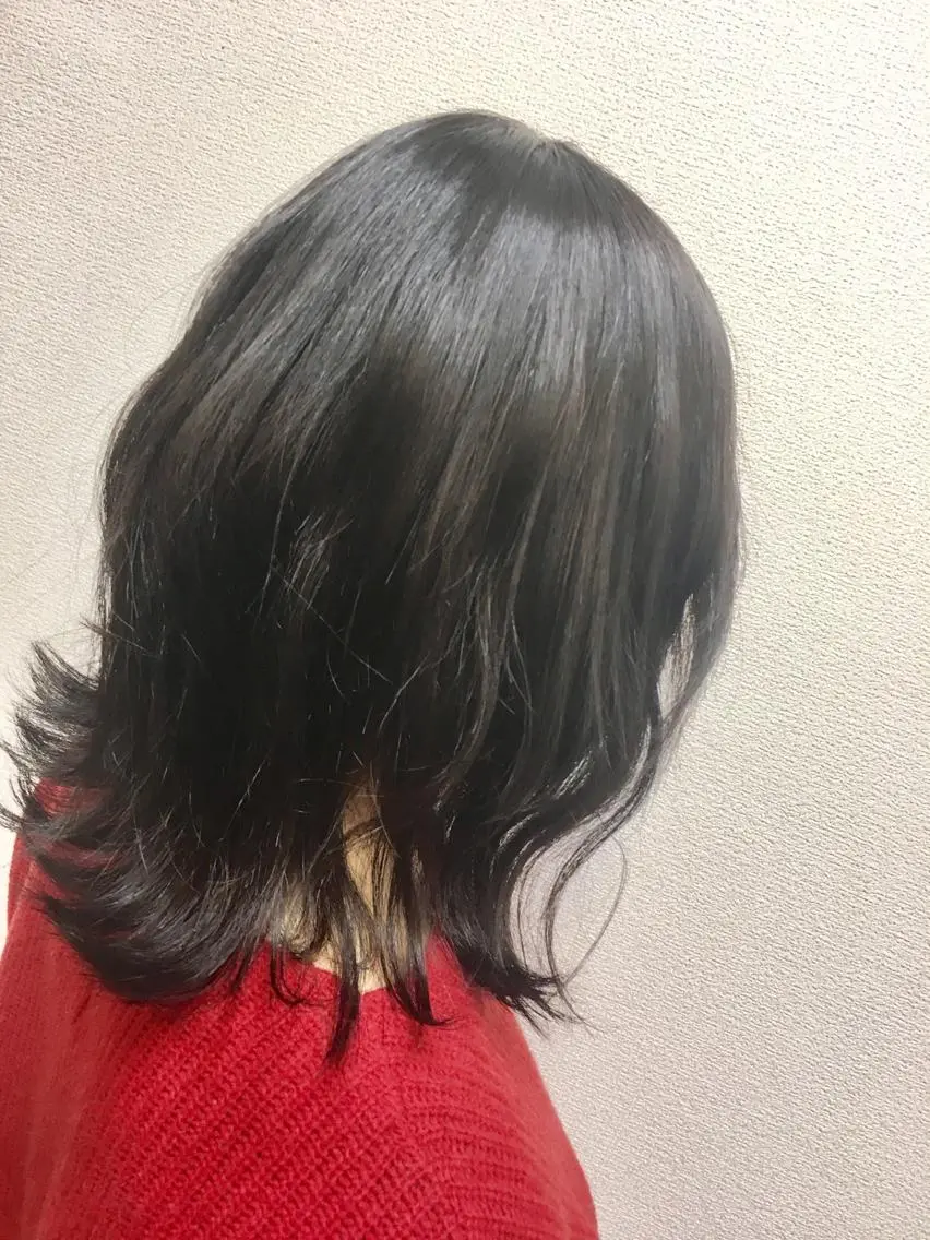ミディアム カラー パーマ ヘアアレンジ SHIORI💜口コ ミNo.1艶カラーのヘアスタイル