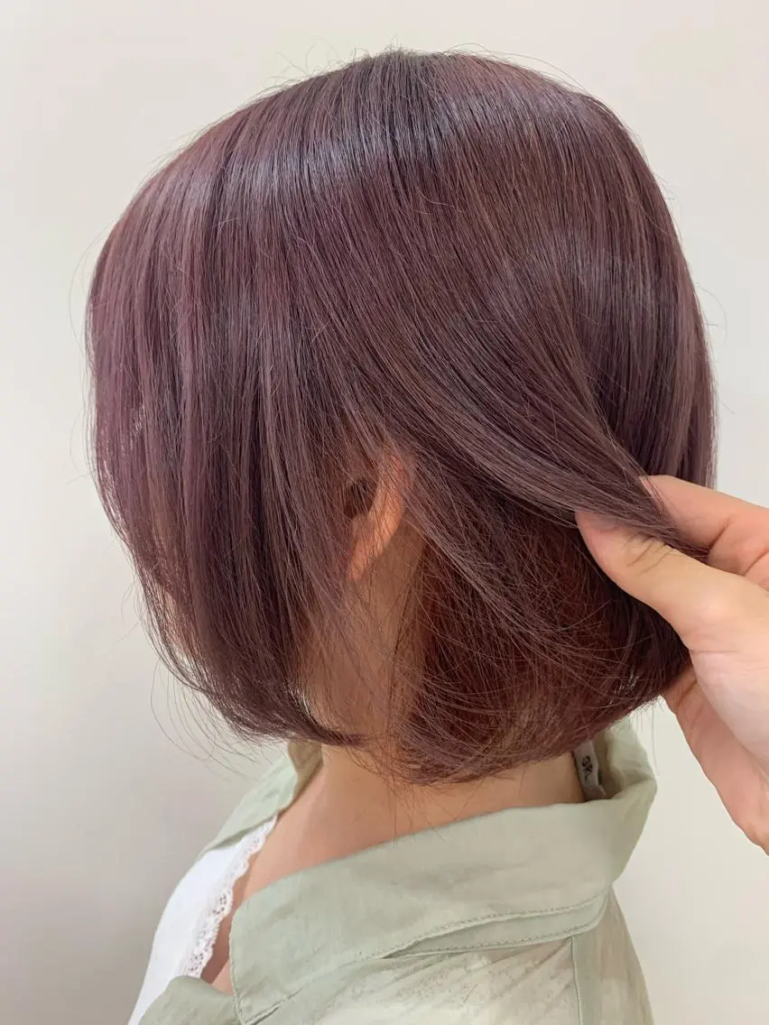 ショート カラー 暖色/ブリーチカラー 🎀 M i k uのヘアスタイル