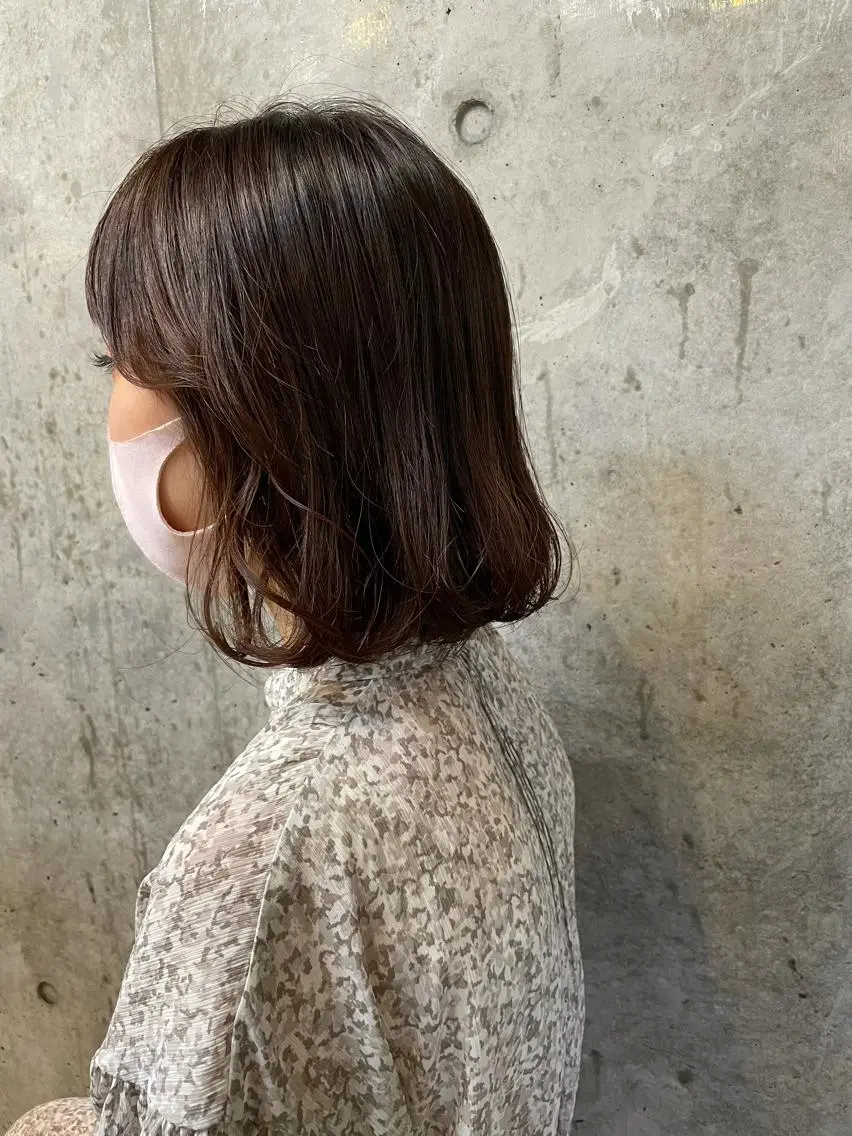 ミディアム 前髪似合わせ | yukaのヘアスタイル