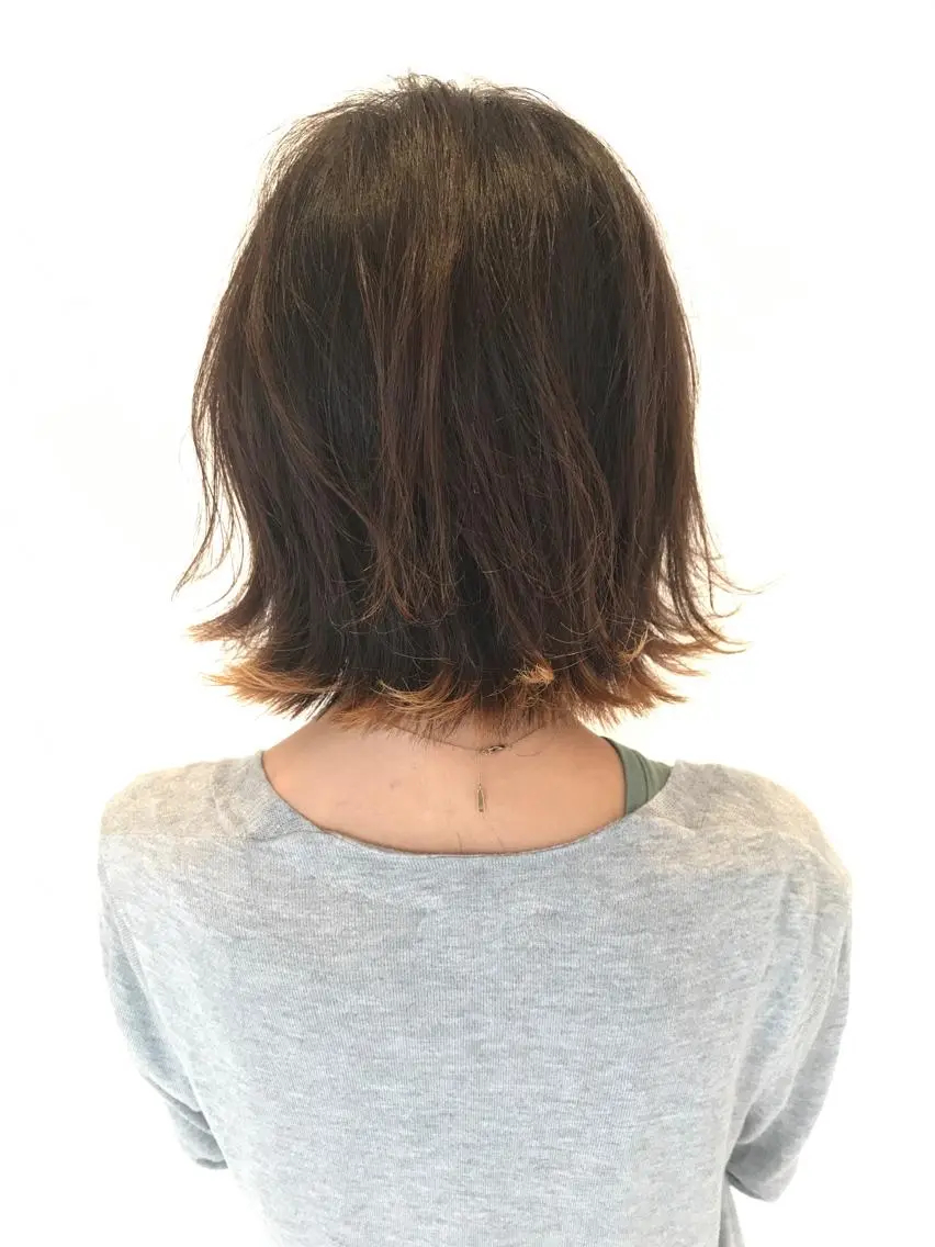 ショート カラー カット ヘアカラー 湯浅 了一のヘアスタイル