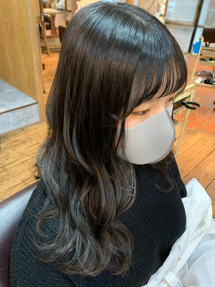 ロング 韓国風ヘア オルチャンヘア 🦋艶モテカラー/ヘ アセット🦋YURIのヘアスタイル