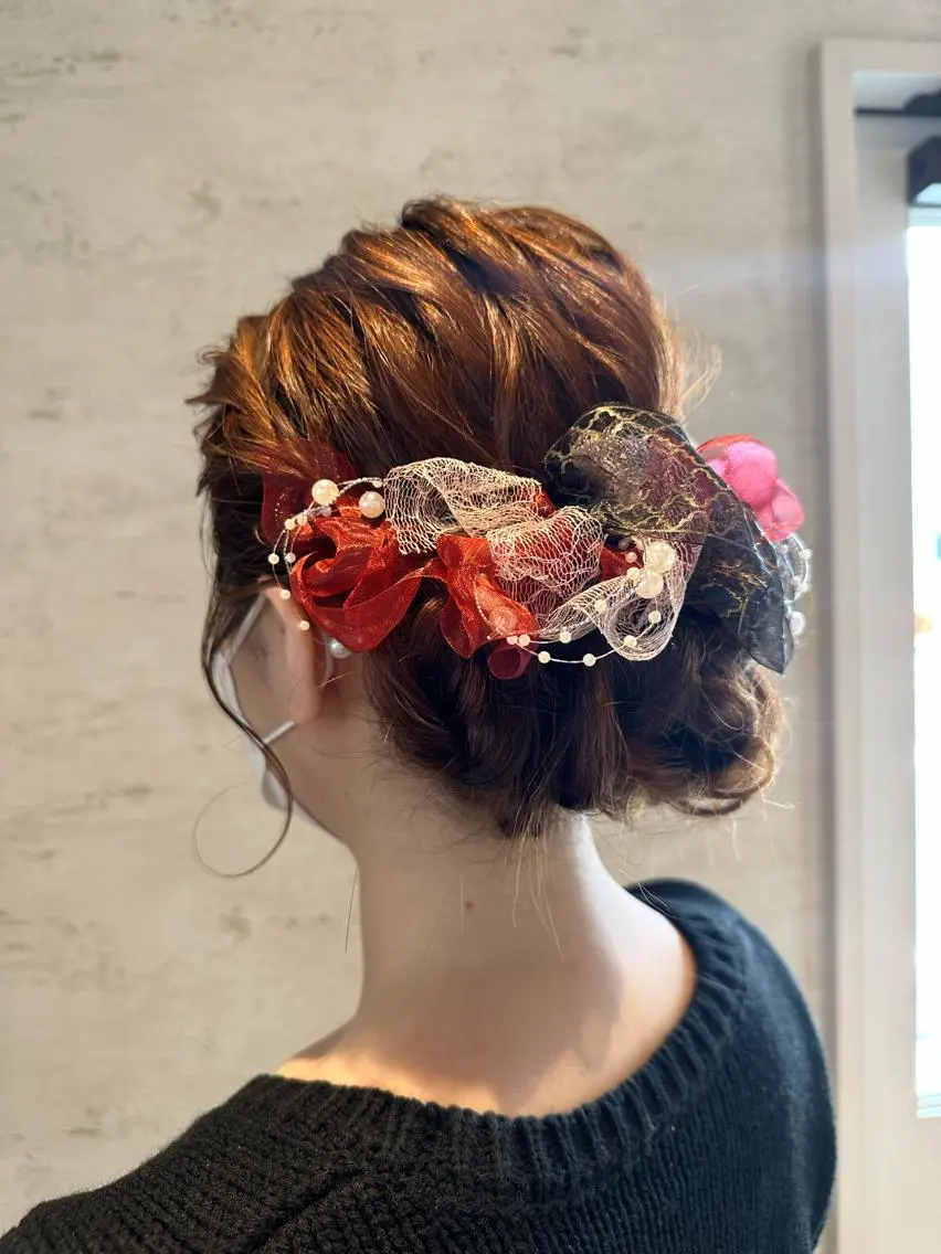 ロング ヘアアレンジ 🎀ヘアセット/艶髪 /はやしほのか🎀のヘアスタイル