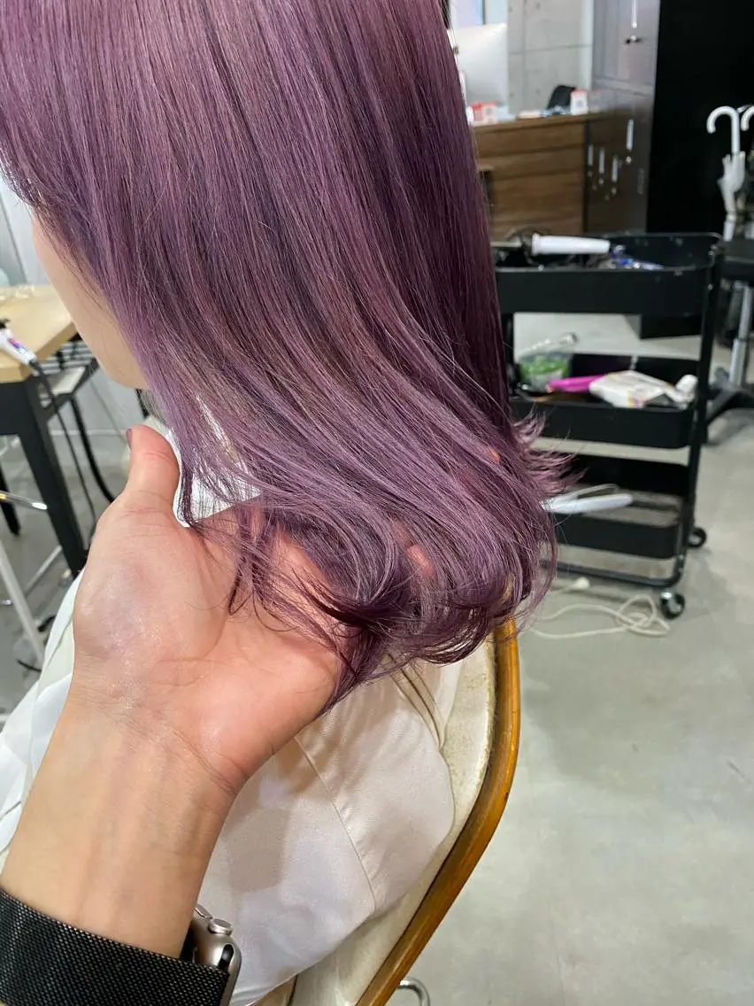 ミディアム 艶カラー💎 髪質改善🎈アトワのヘアスタイル