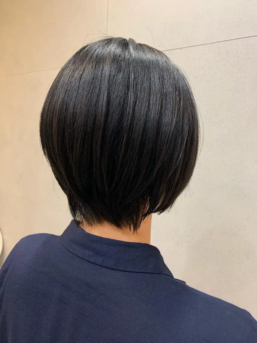 ショート ショートヘア おせ ちさとのヘアスタイル