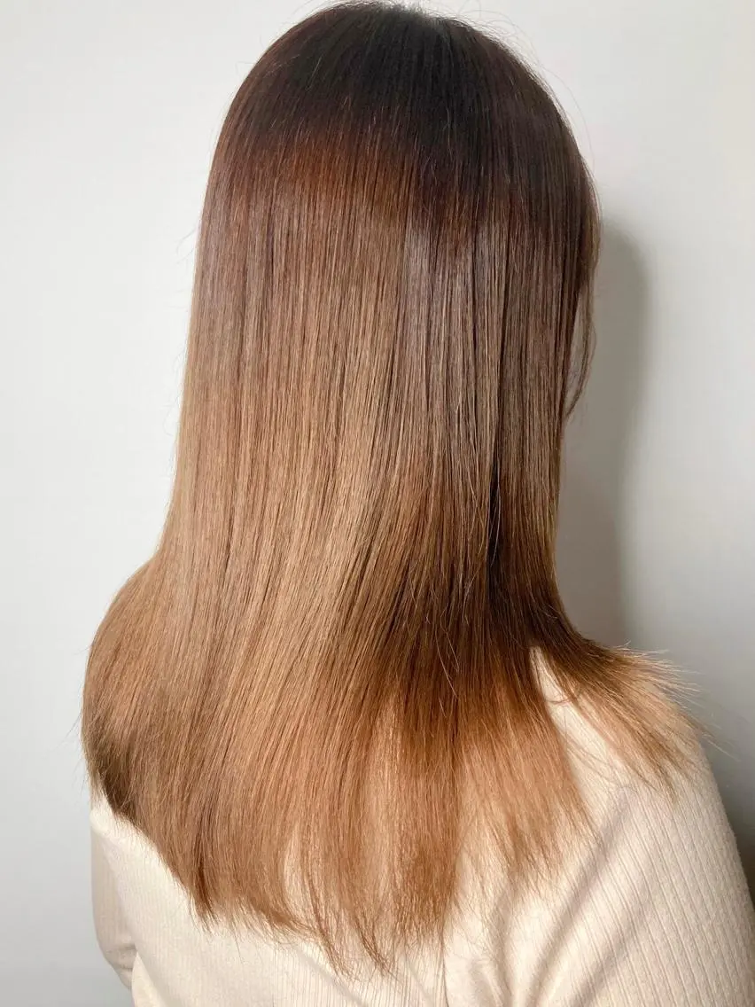 ロング カラー カット 縮毛矯正 【髪質改善✨】 sanaのヘアスタイル