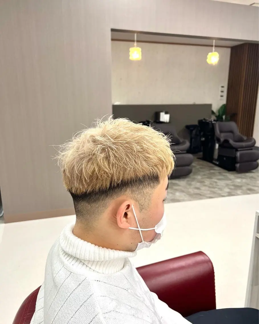 ショート カラー メンズ ダブルカラー KEN 🌟のヘアスタイル