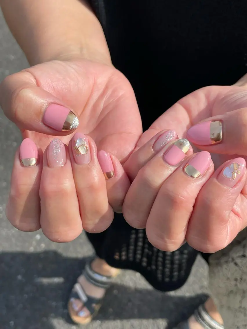 ネイル アートネイル ニュアンスネイル ハンドネイル kipinail 川﨑えりかのネイルデザイン