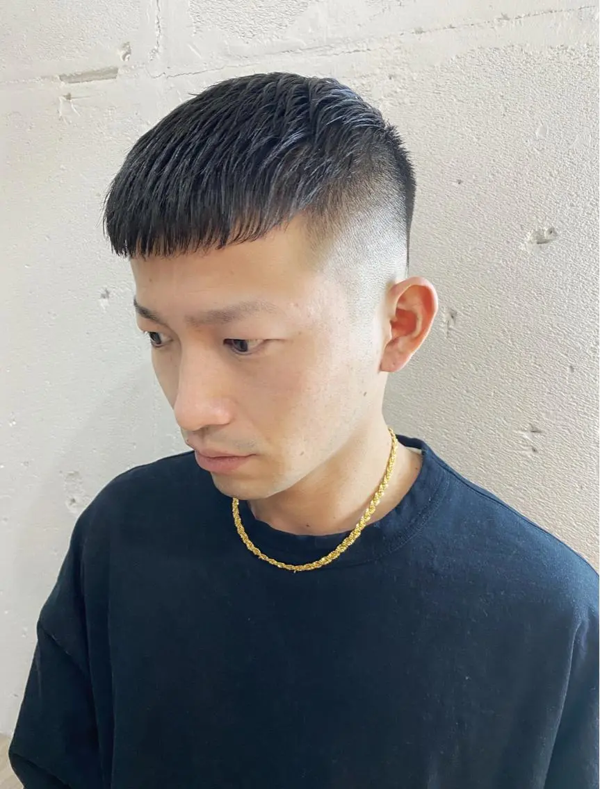 ショート メンズ フェードカット カット 🤎NICHE 🤎 🌈坂口拓斗🌈のヘアスタイル