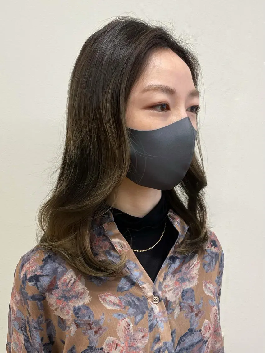 ミディアム ヨシンモリ KANAMI日暮里 韓国ヘア・メイクのヘアスタイル
