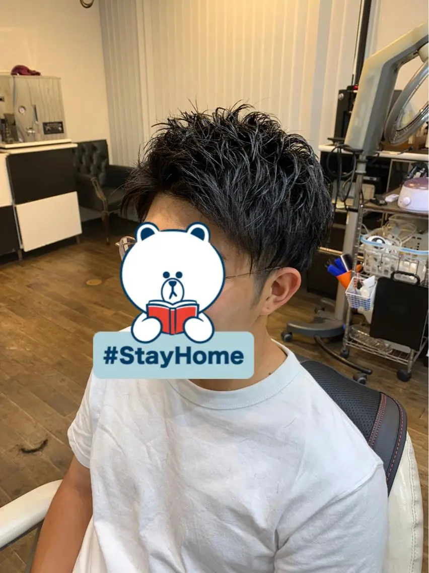 ショート メンズ ショートヘア 二本木 秀成のヘアスタイル