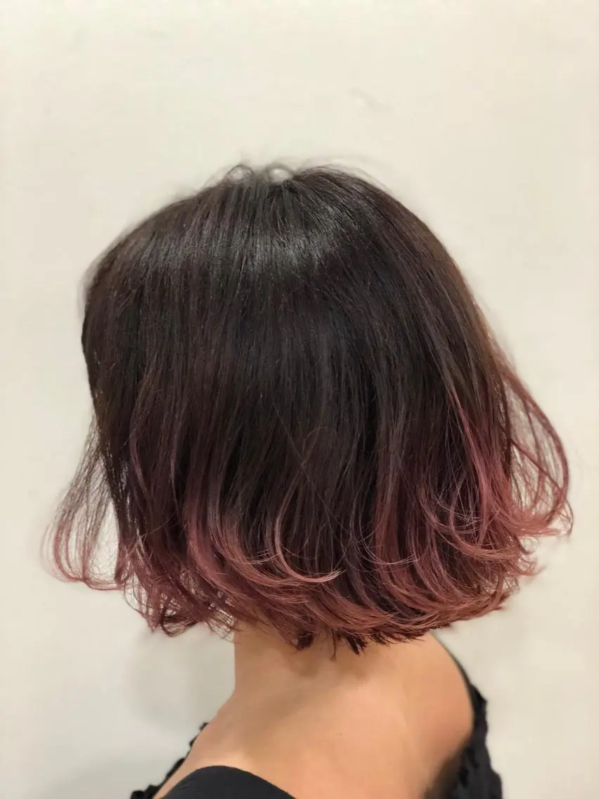 ミディアム 似合わせカットカラー 🌿つじおかるみのヘアスタイル