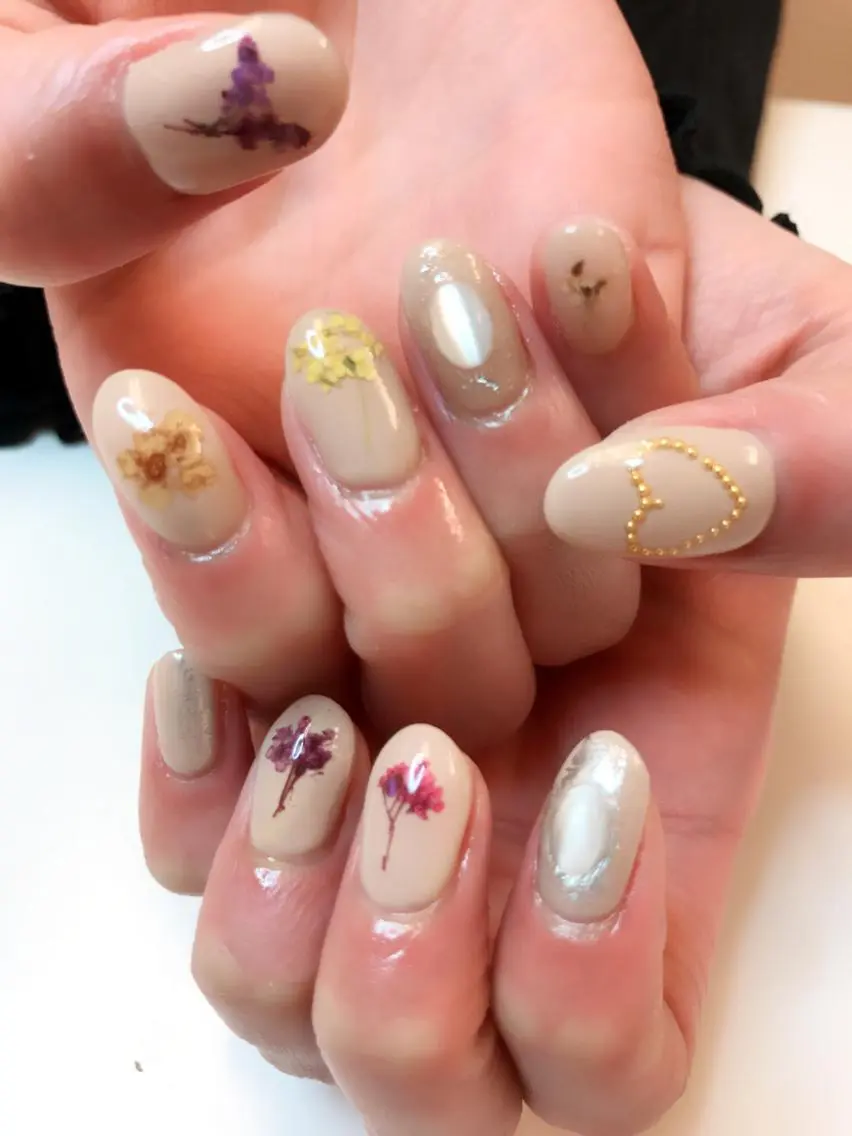 ネイル バレンタイン Sunny side nailのネイルデザイン