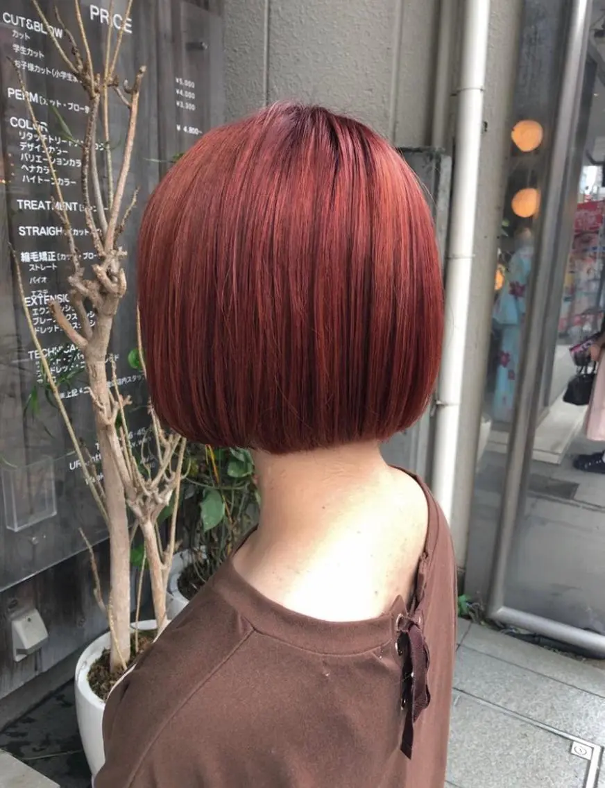 ショート カラー ブリーチ ボブ Kimura Miyukiのマツエク・マツパデザイン