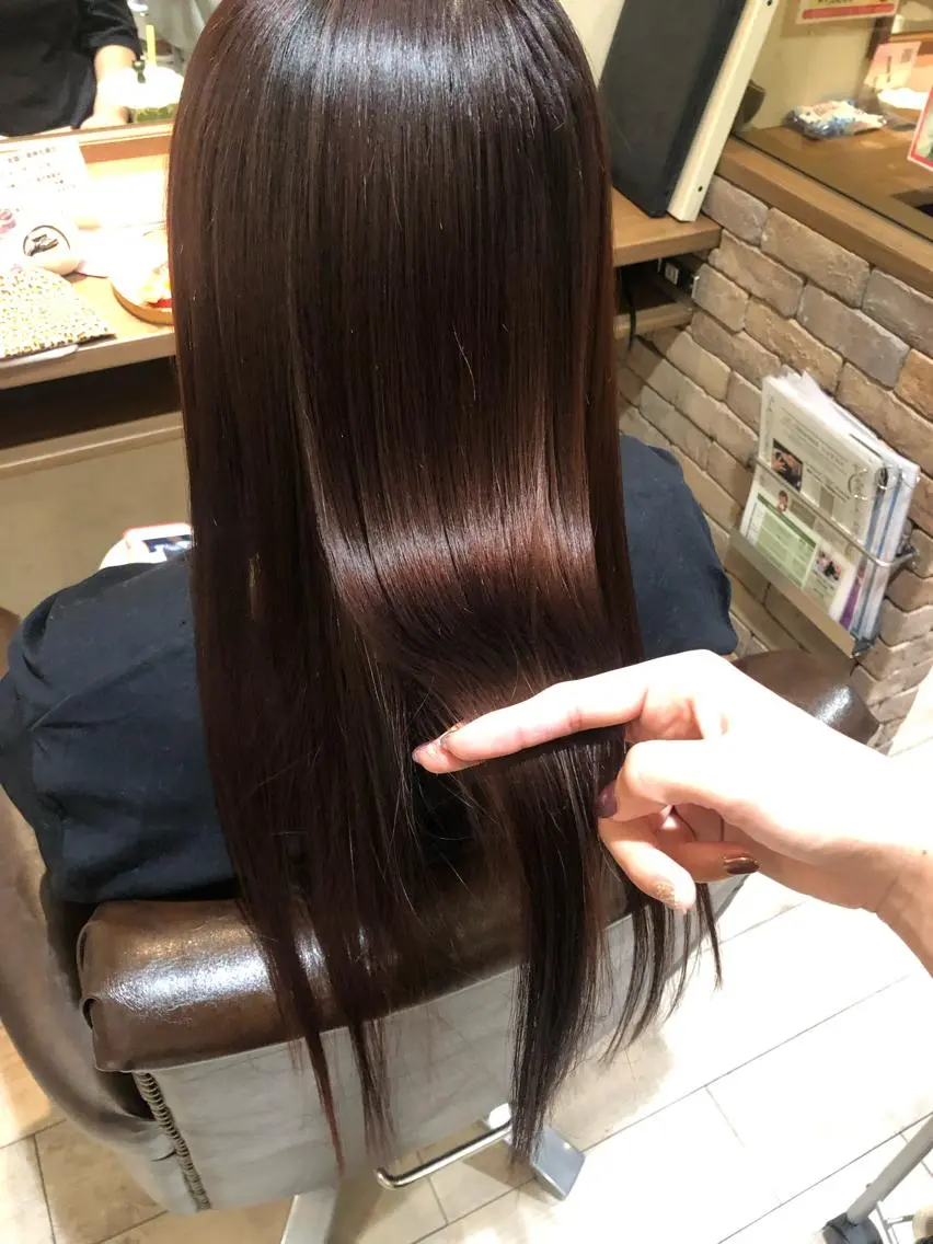 ロング 髪質改善 トリートメント カット ヘアカラー トリートメント ✨レイヤーお任せ✨ 林有里子のヘアスタイル