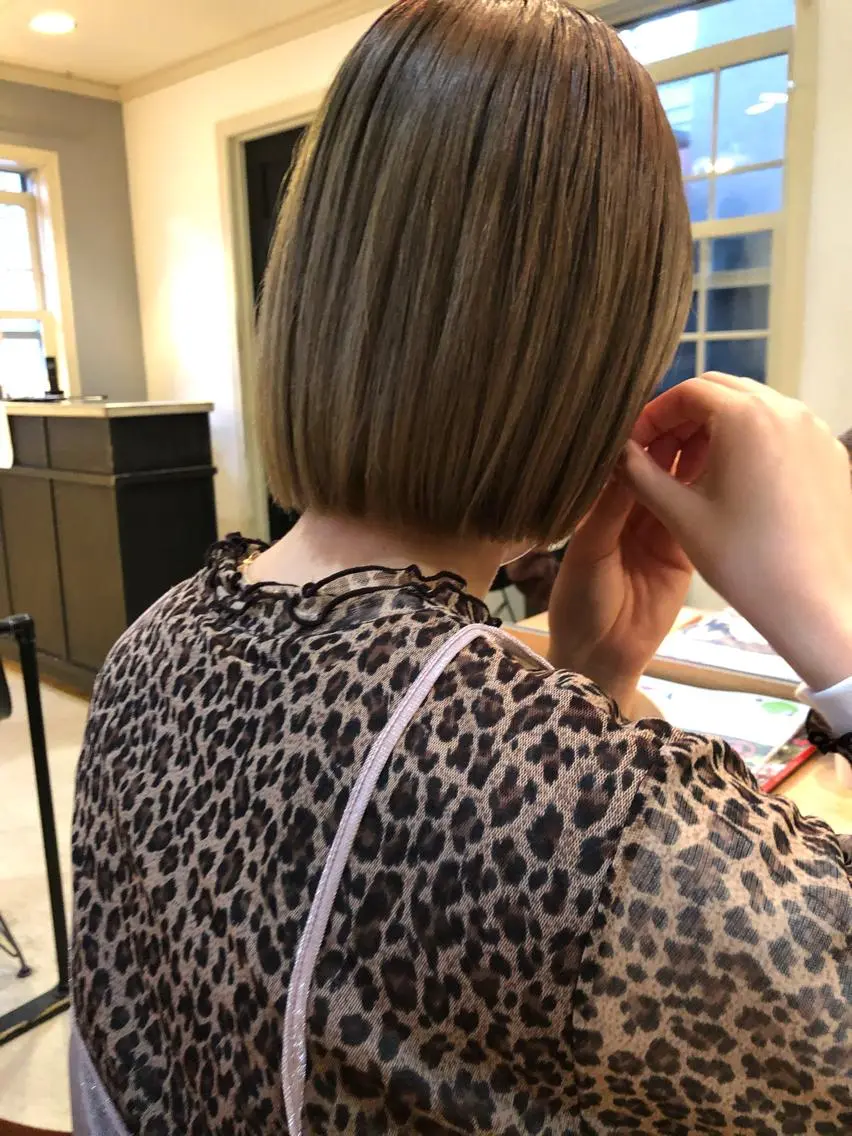 ショート カラー eri kinjoのヘアスタイル
