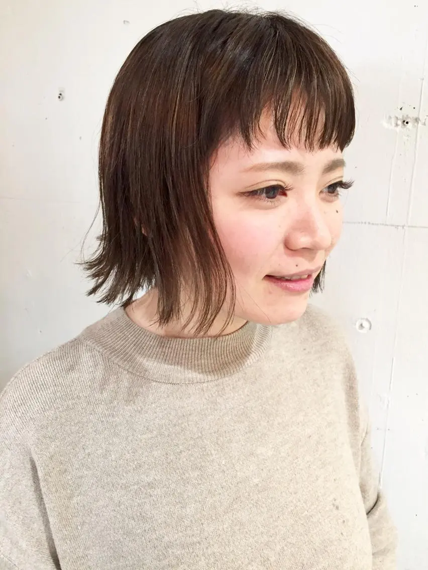 ミディアム カット 林下 大輔のヘアスタイル